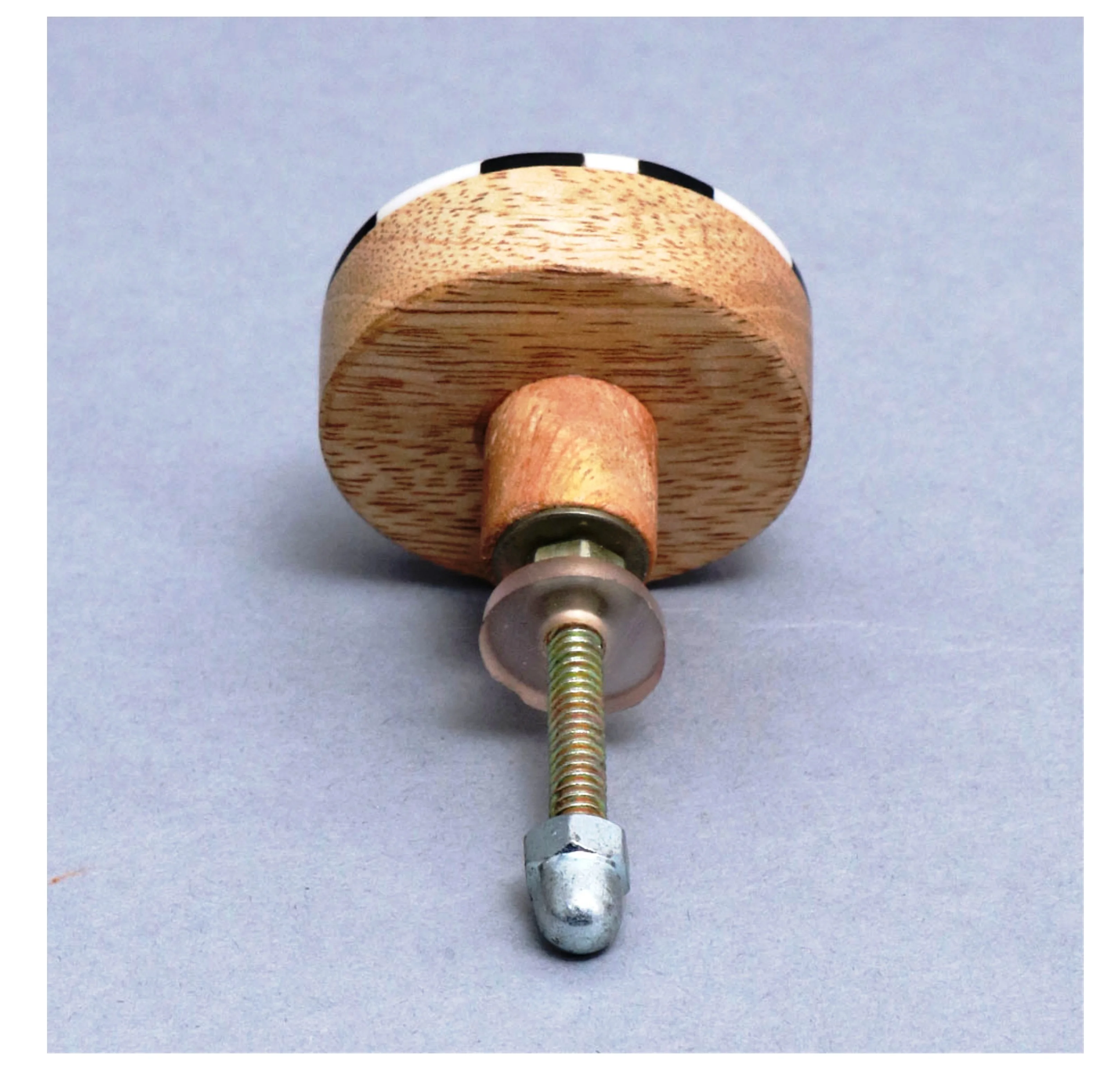 Prime Line Bi Fold Door Pull Knob With Screw Wood Luxury Wood Resin