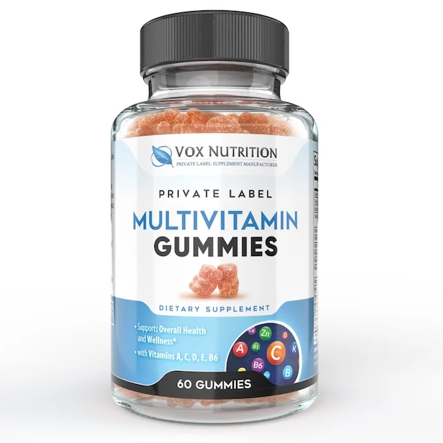 Ready To Ship Multivitamin Gummies By Vox Nutrition Private Label Gummy Health Supplement