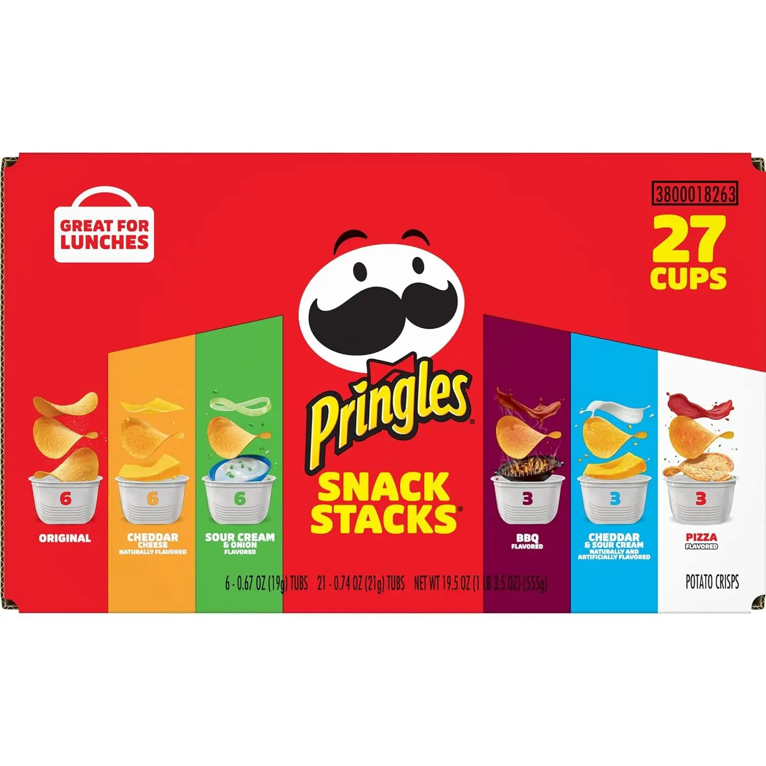 Quality Wholesale Pringles Potato Crisps Chips,snack Stacks,lunch 