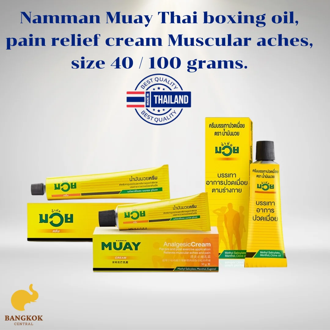 Muay Thai Boxing Namman Muay Thai Boxing Oil Liniment Athletic Massage ...