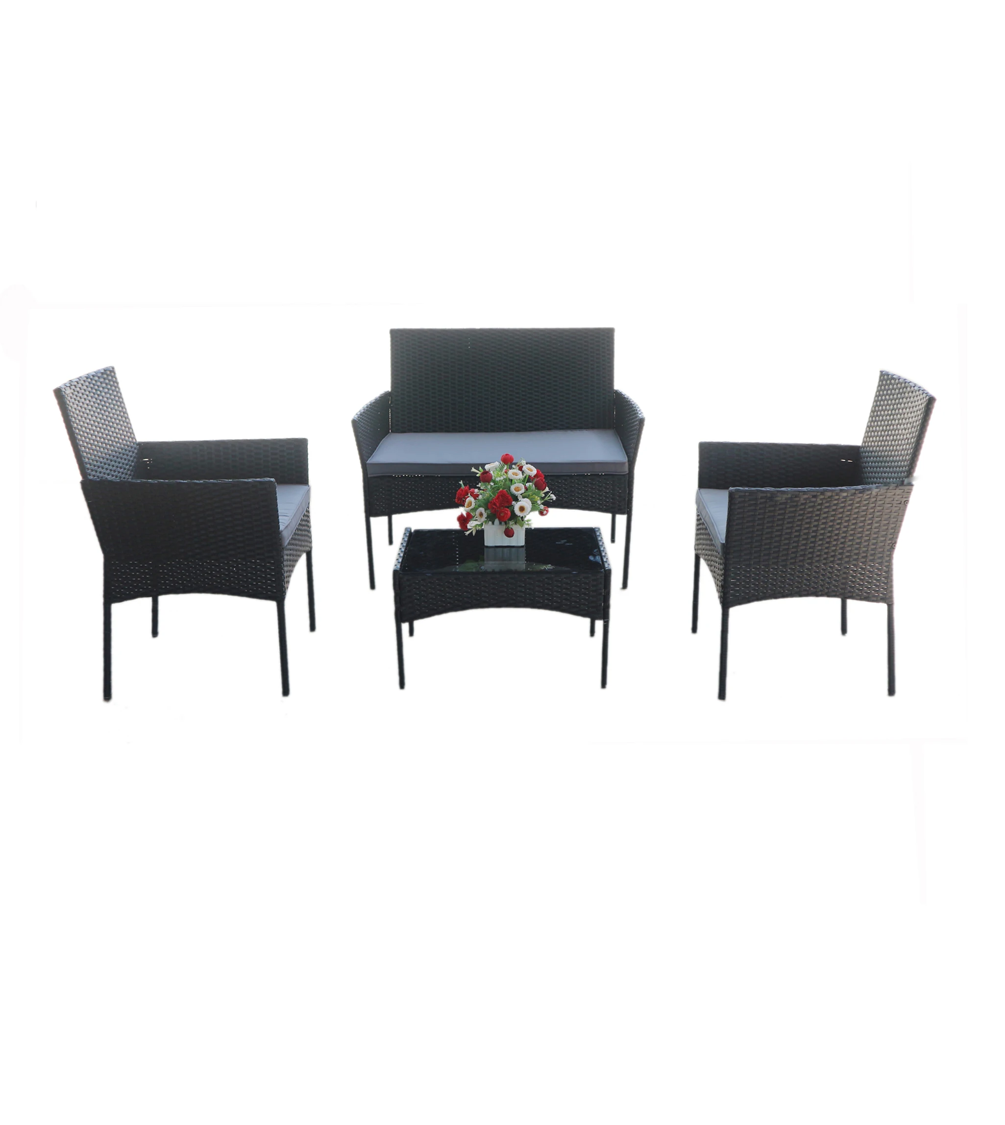 High Quality Cheap Price Pe Rattan Wicker Garden Furniture Sofa Set