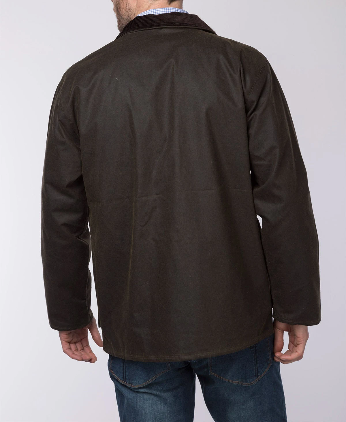 Waxed Canvas Jacket Men's Overalls Windproof Slim Coat Vintage Casual ...