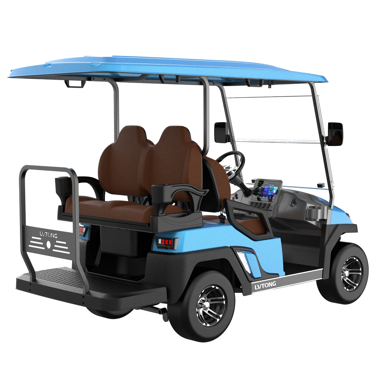 Electric 4-Seater Golf Cart 4kw Motor 48v Battery CE Certified| Alibaba.com