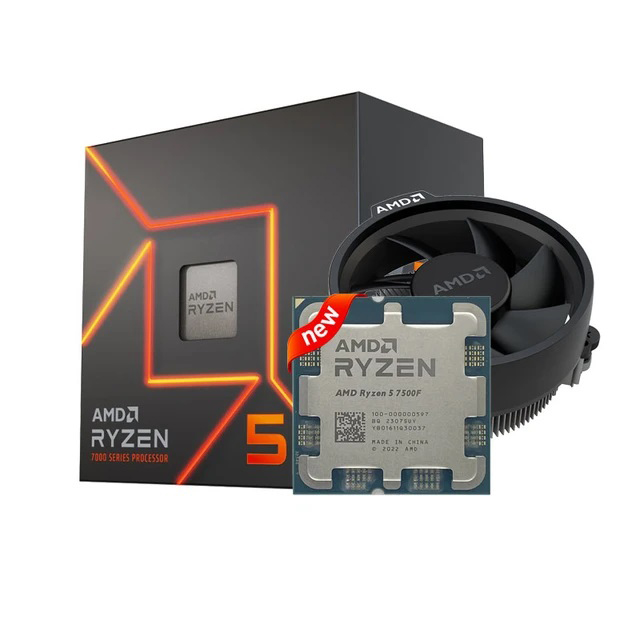 AMD Ryzen 5 7500F - 6-Core, 3.7ghz CPU for Gaming & PC