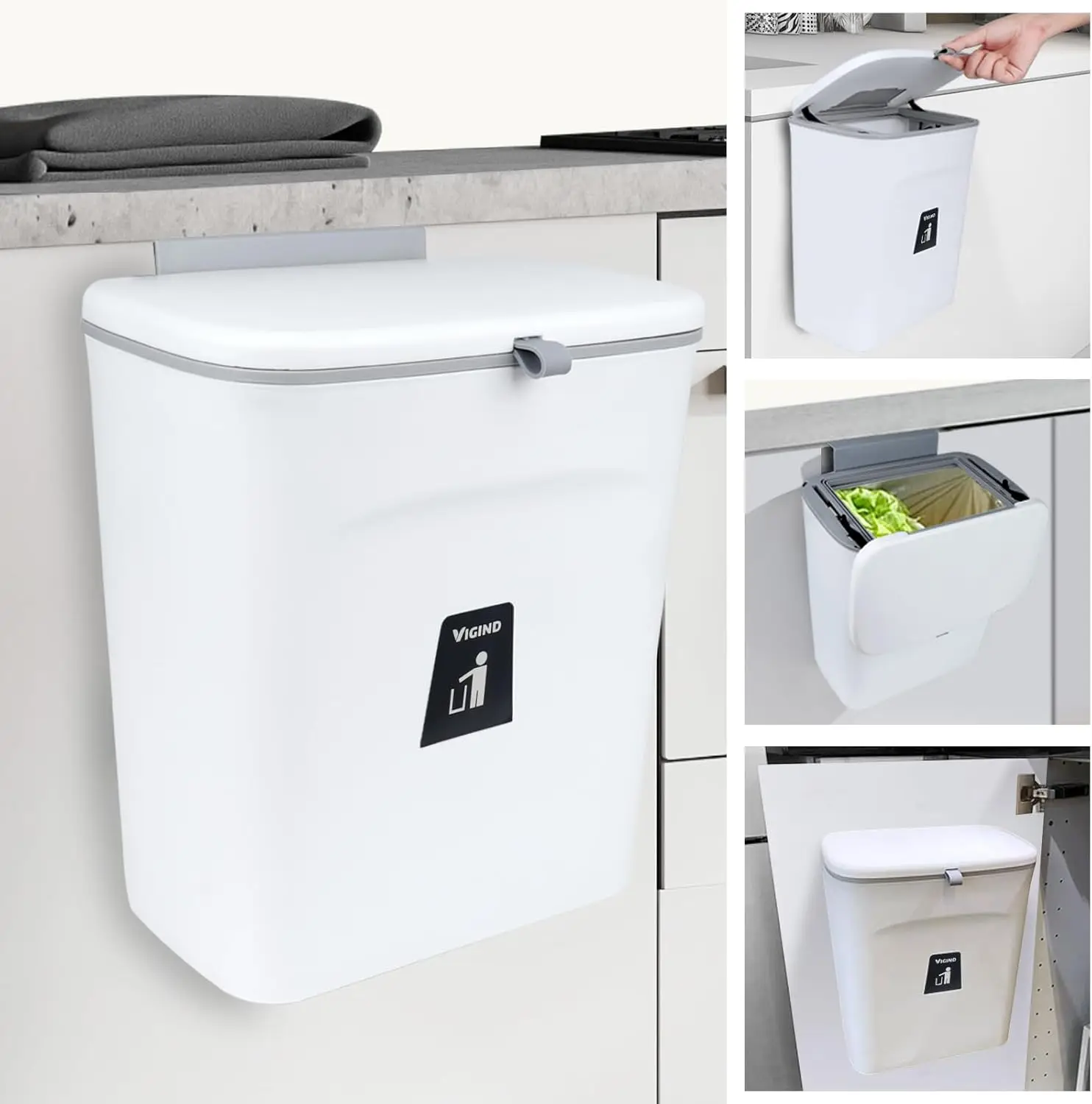 VIGIND Hanging Trash Can