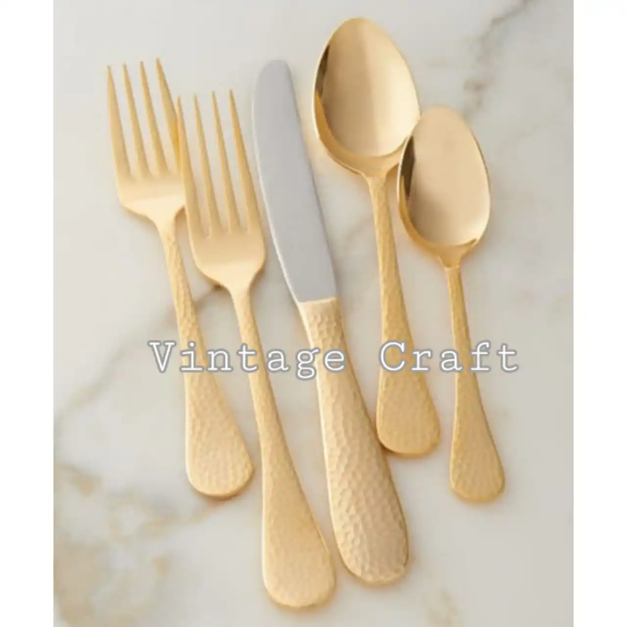 High Quality Restaurant Thick Flatware Wholesale Kitchen Wedding Luxury Mirror Black Gold