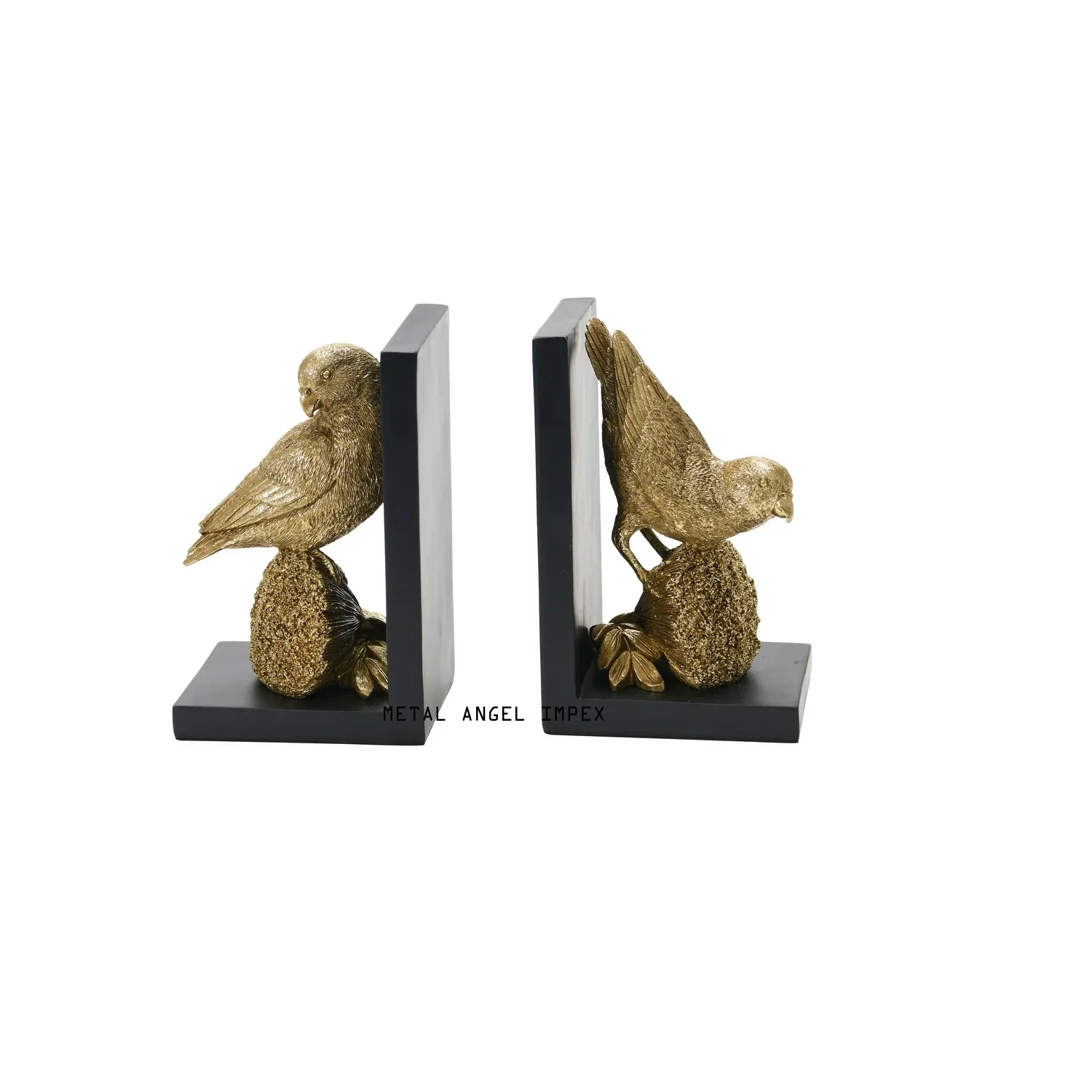 Wholesale Aluminum Modern Office Bookends Desktop Printed Bookend Hotel