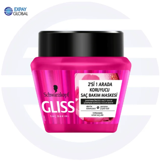 For Gliss 2in1 Supreme Protective Hair Care Mask 300 Ml Best Hair Color -  Buy Hair Mask Gliss,Gliss Hair Mask Oil,Gliss Hair Mask Version Product on  