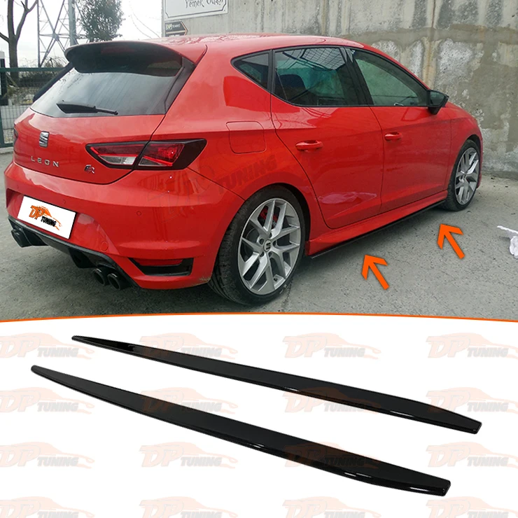 Seat Leon Mk3 And Mk3.5 2012 2019 Side Skirt Extension Lower Lip