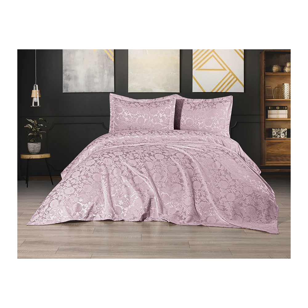 Best Quality Elegant Daisy Lavender Duvet Cover Set Luxury Bed Spread