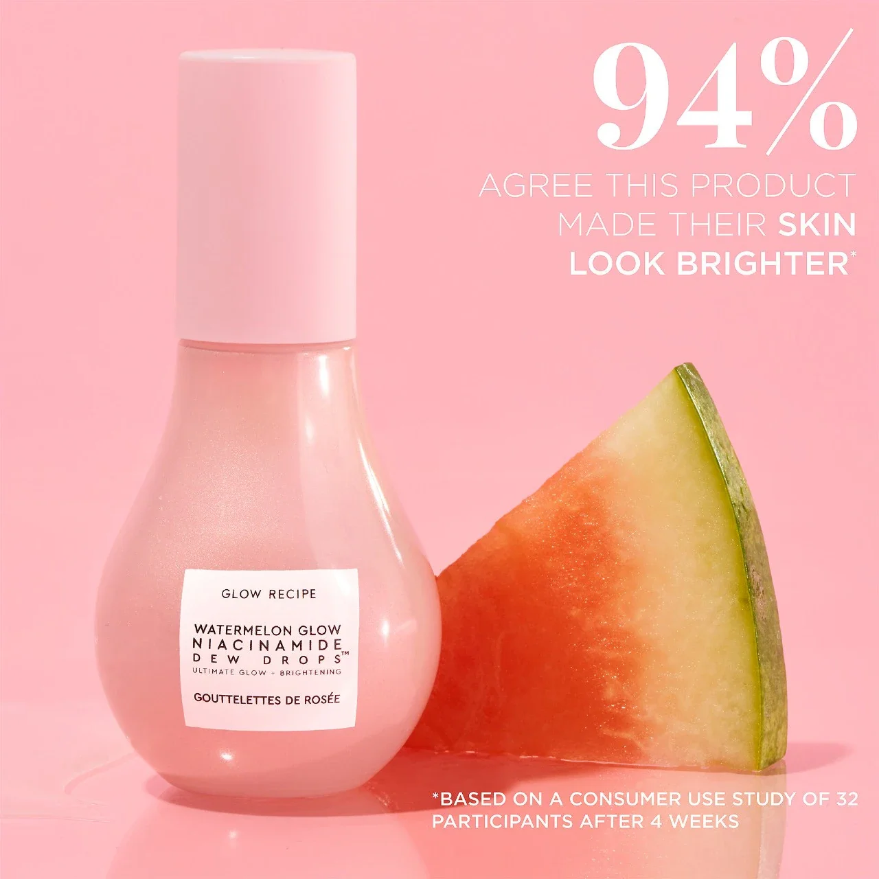 Multiuse Highlighting Serum Vitamin B3 Hyaluronic Acid Glow Recipe Watermelon Niacinamide Dew