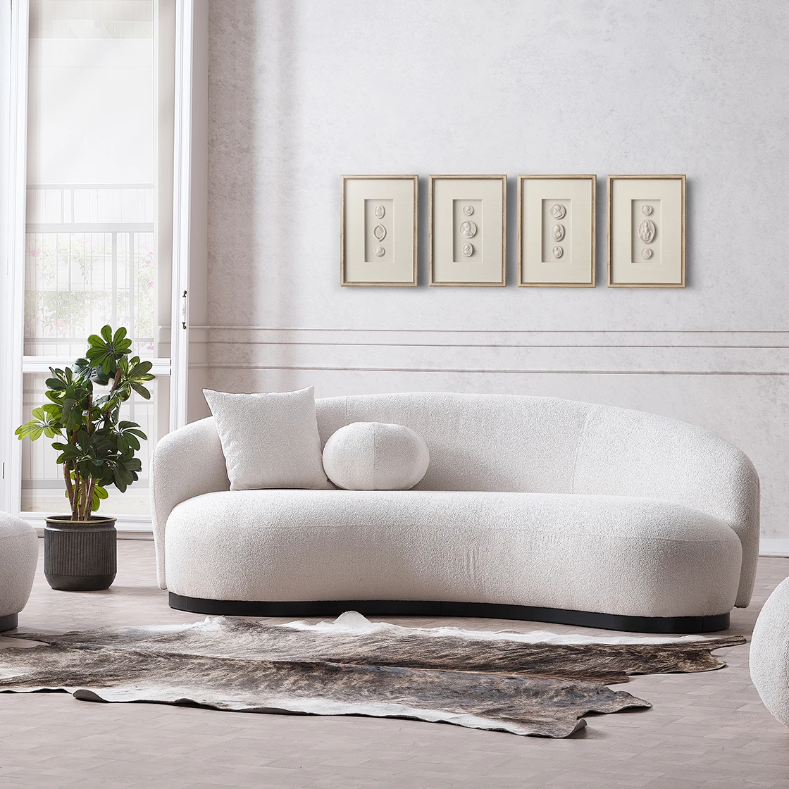 Serhat Home New Moon Sofa New Model European Contemporary Moon Shaped