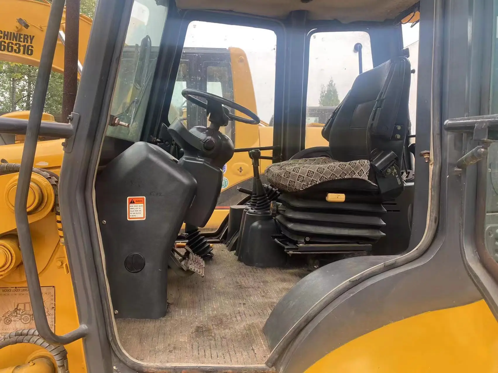 Used Backhoe Loader Liugong Clg777 Quality Backhoe Excavator Loader