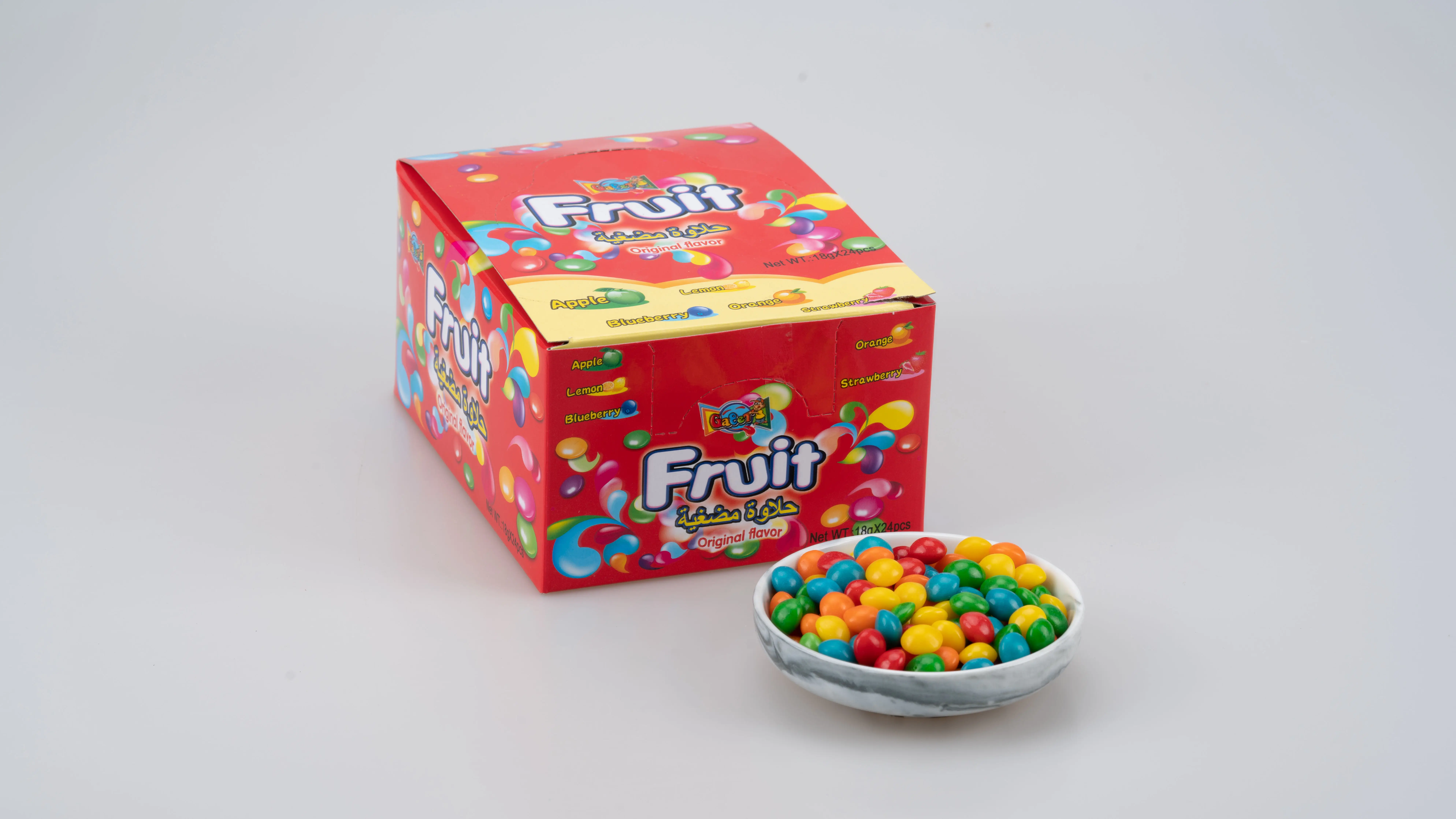 Wholesale Candy Factory Skittle Candy Bulk Chewies Fruity Caramelo