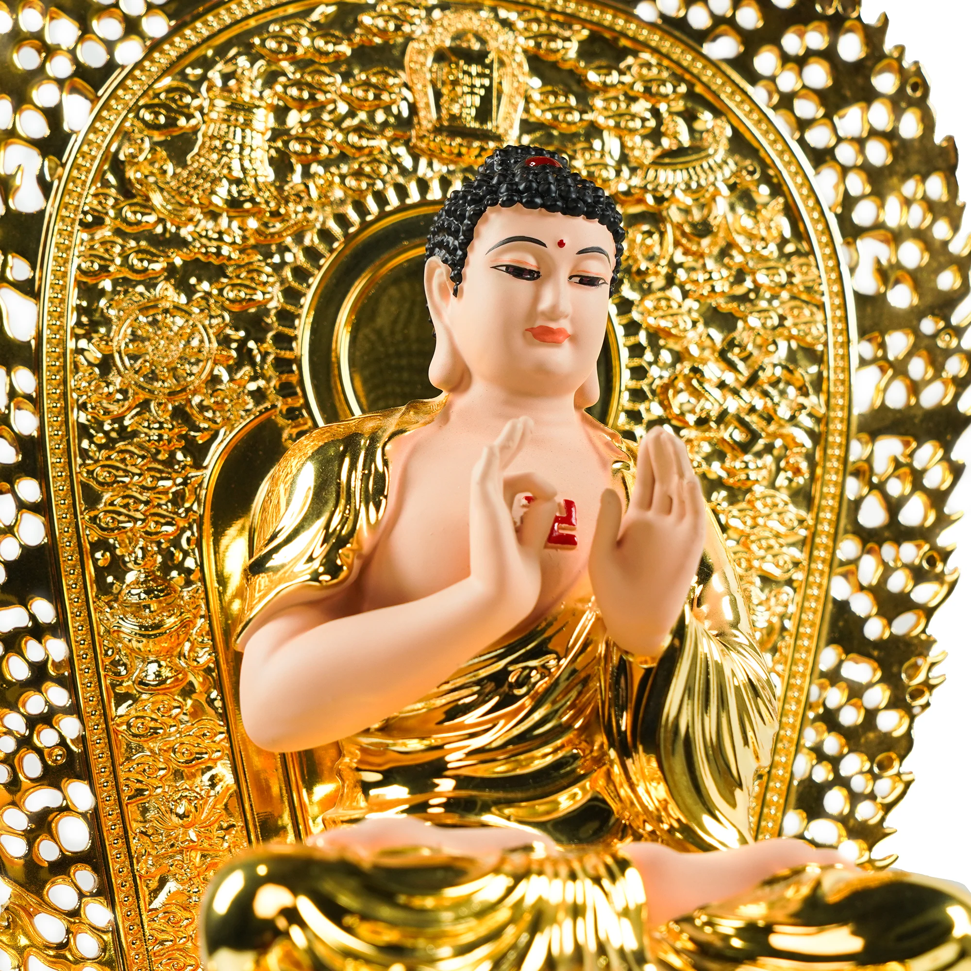 Customized Size Resin Amitabha Statue Decoration Best Quality Sculpture