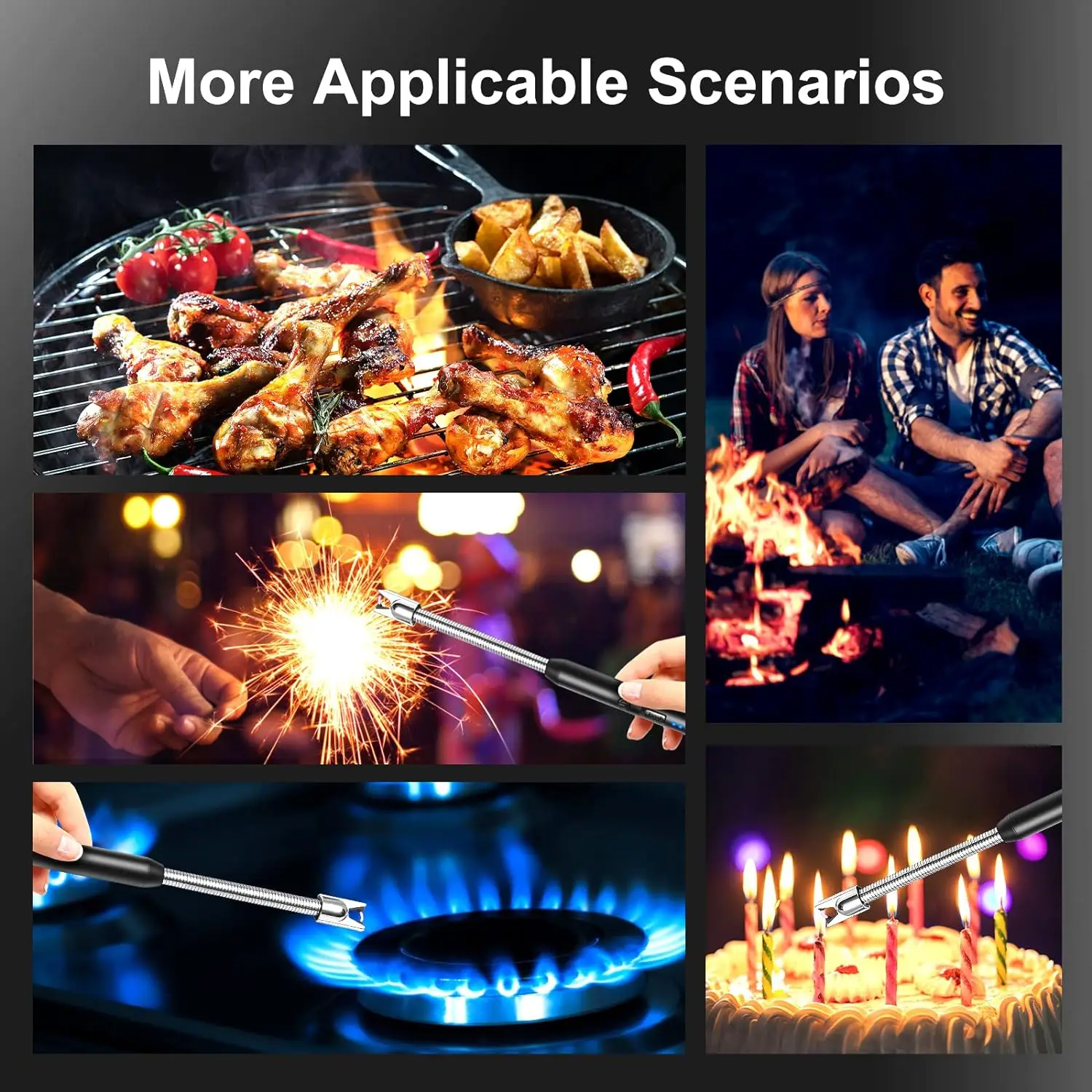 Buy Wholesale 2pcs Rechargeable Electric Lighters,Typec Long Lighter