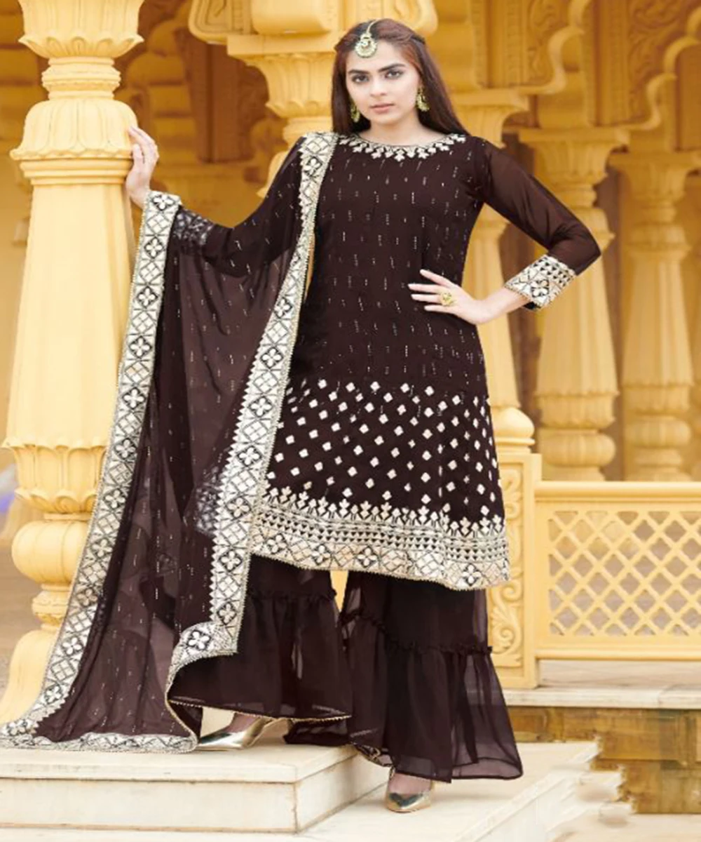 ladies patiyala dress Salwar Kameez Suit Chudidar Material With Dupatta Women Party Wear Wedding Indian Bollywood Fashion Silk Apparelgarment Plus Full Coverage