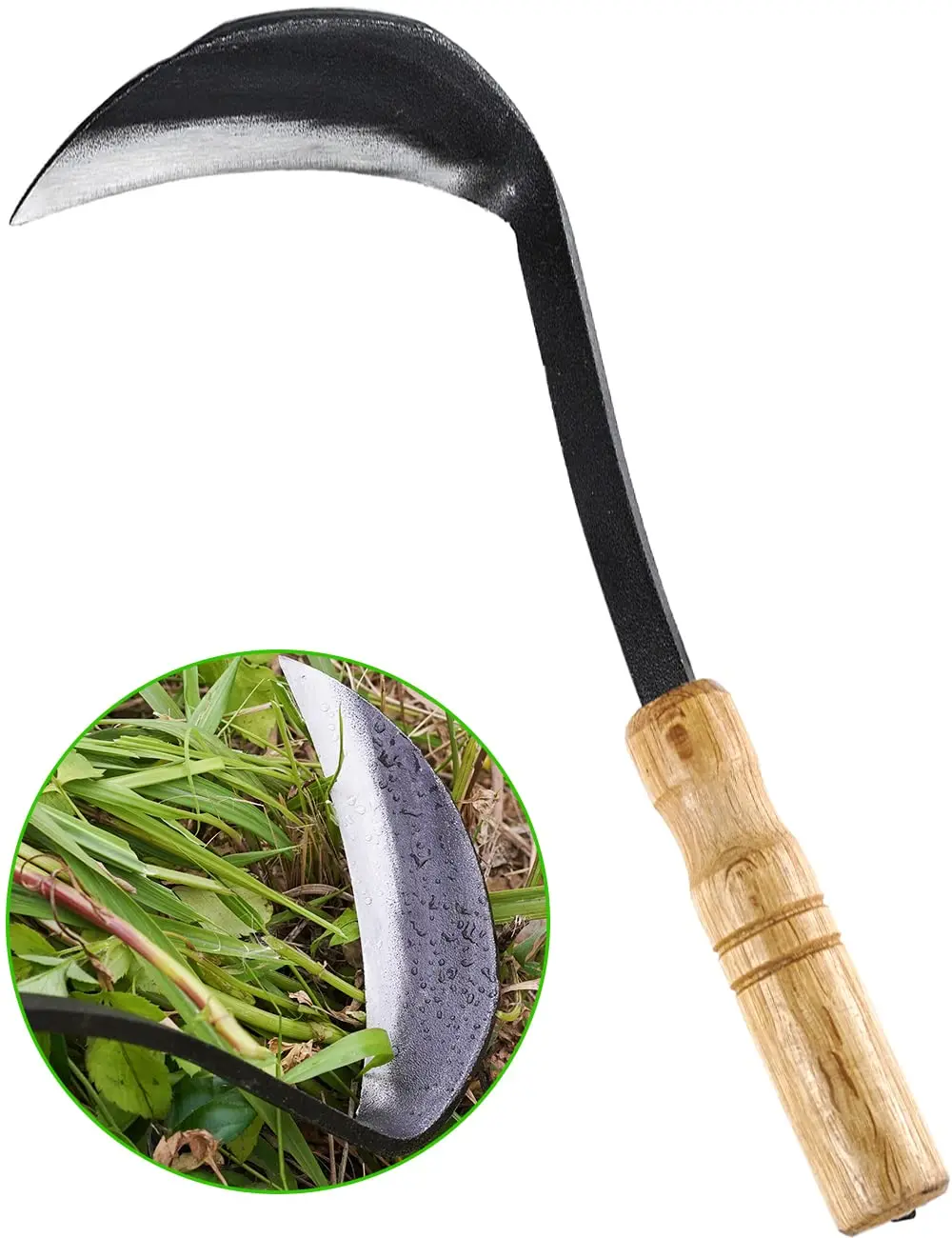 TOYPOPOR Japanese Weeding Sickle Hoe