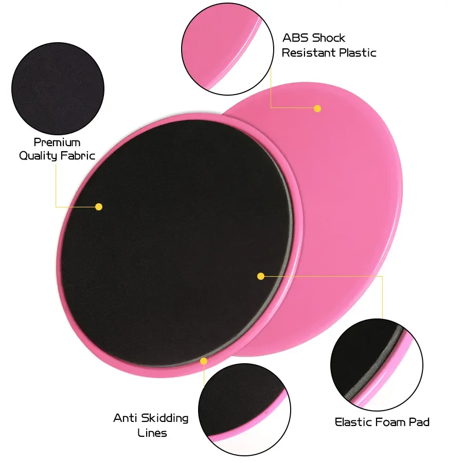 Pushup Floors Sliding Gym Pilates Gliders Ab Exercise Core Sliders