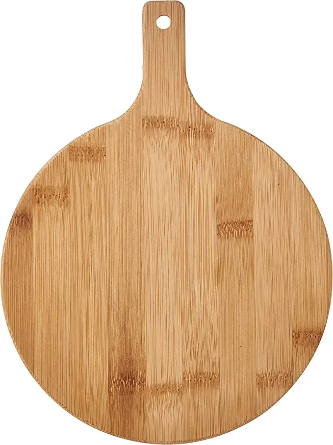 New Design Set Of Bamboo Cutting Boards With Slots For Handles Natural