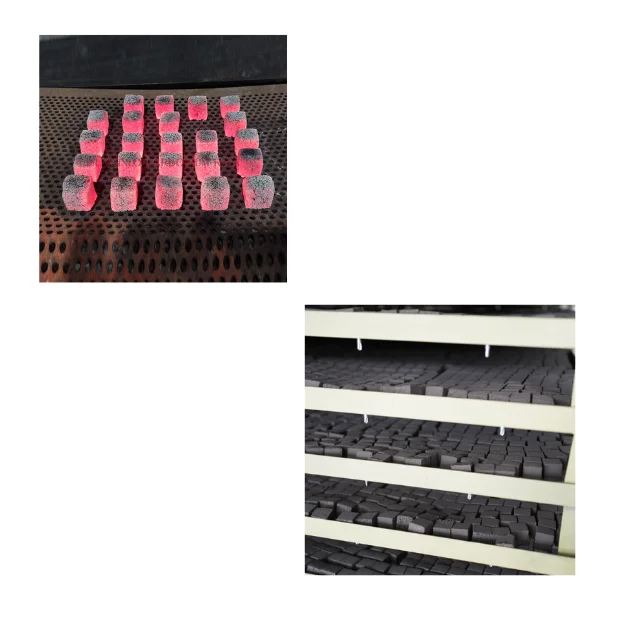 Shisha Hookah Coconut Shell Charcoal 100 Nature Cube Hookah Charcoal