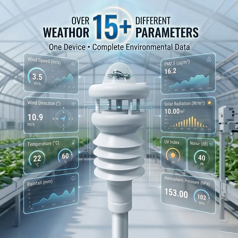 HD-AG ultrasonic weather station.