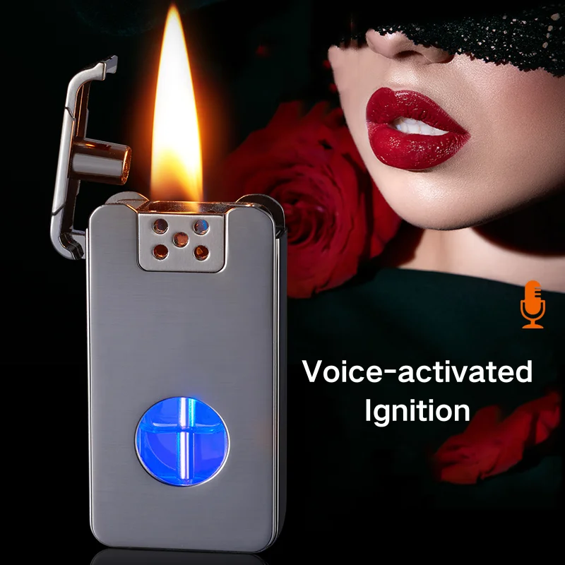 db 1533 new design type c rechargeable ignition lighter kerosene butane voice activated feature business gift idea pretty-1