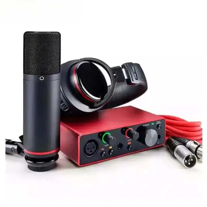 Usb Sound Card With Condenser Mic For Solo Studio Audio Interface,Third