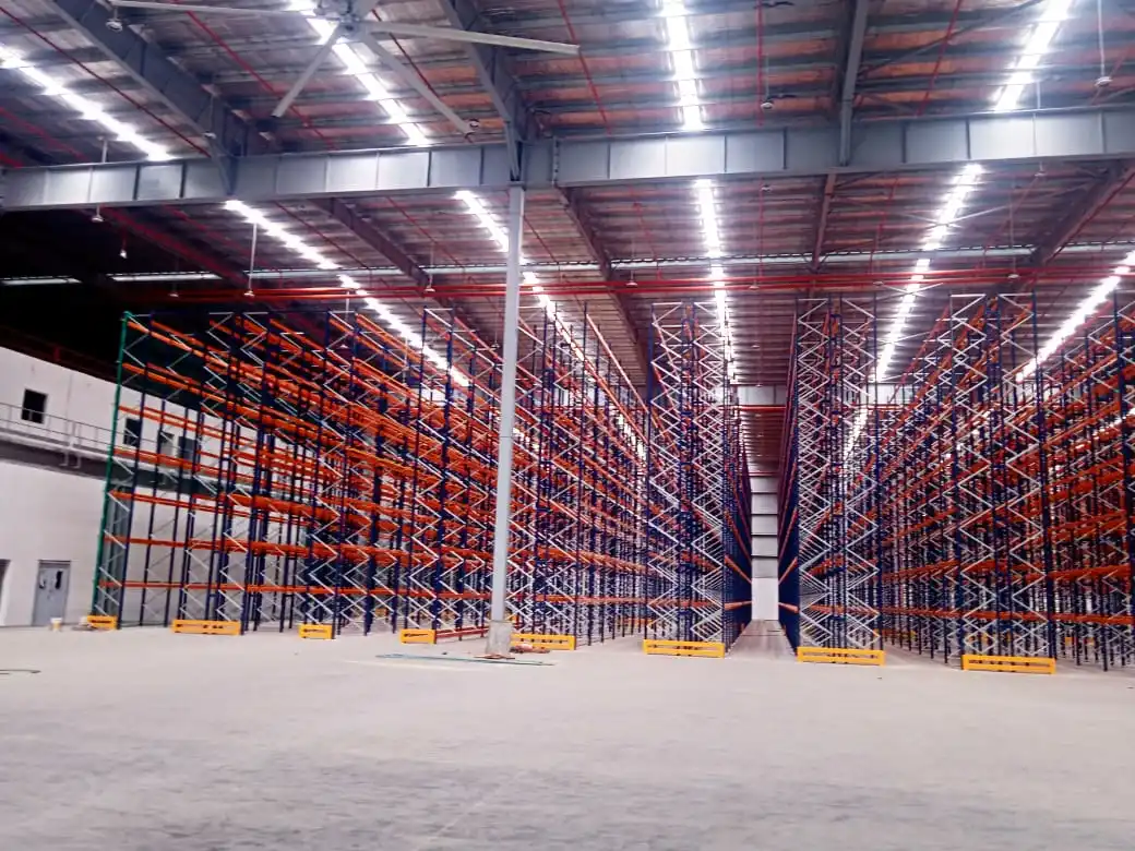 Nestable Racking Heavy Duty Steel Powder Coated Wheeled Selective Pallet Rack System ...