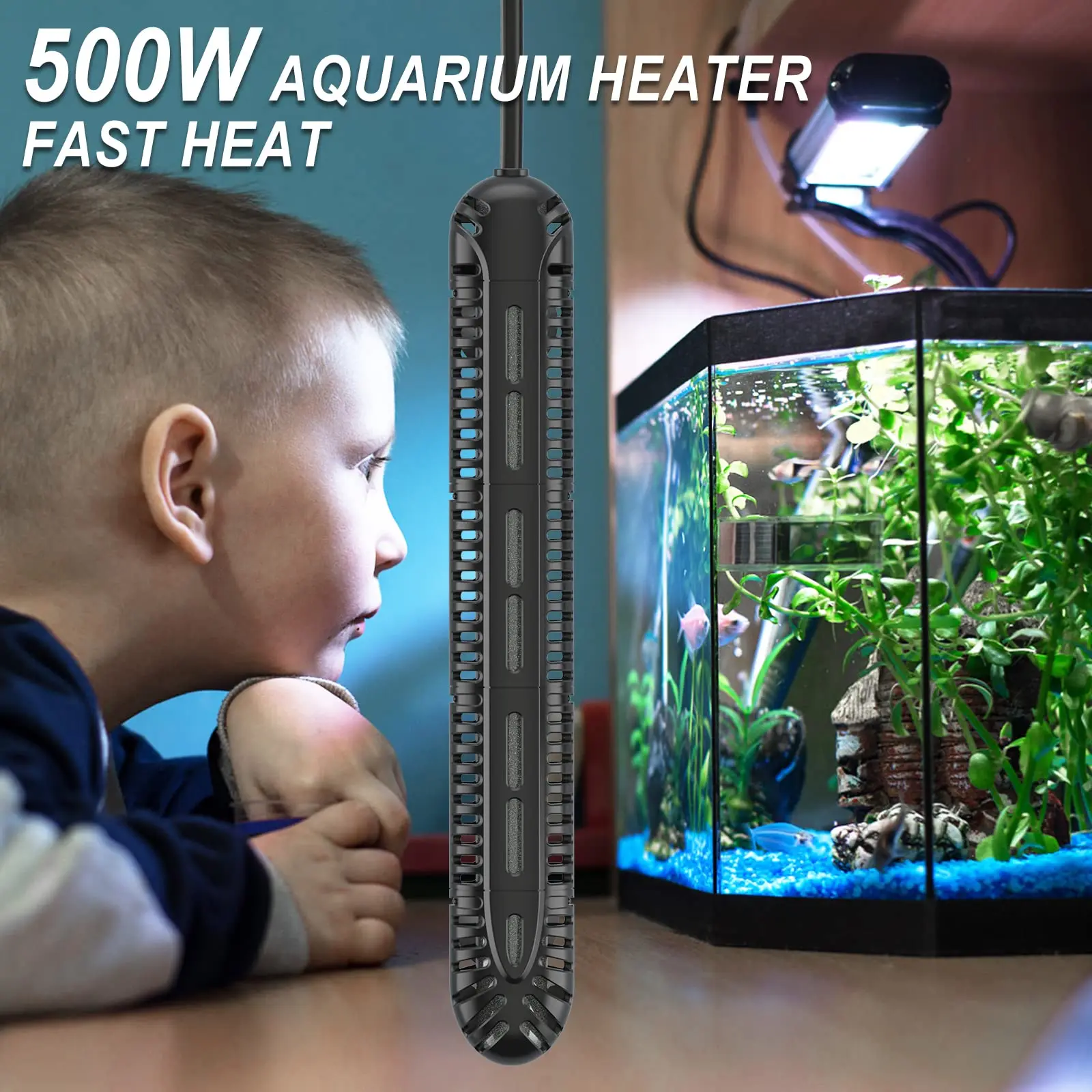 View of High Quality Aquarium Heater Fish Tank Heater With Led Digital Display ...