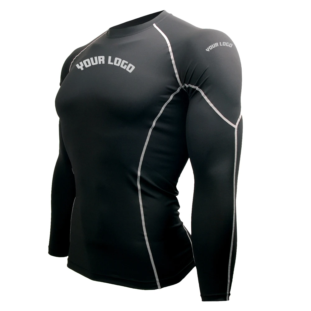 Wholesale Customized Design Brazilian Jiu Jitsu Rash Guard Quick Dry