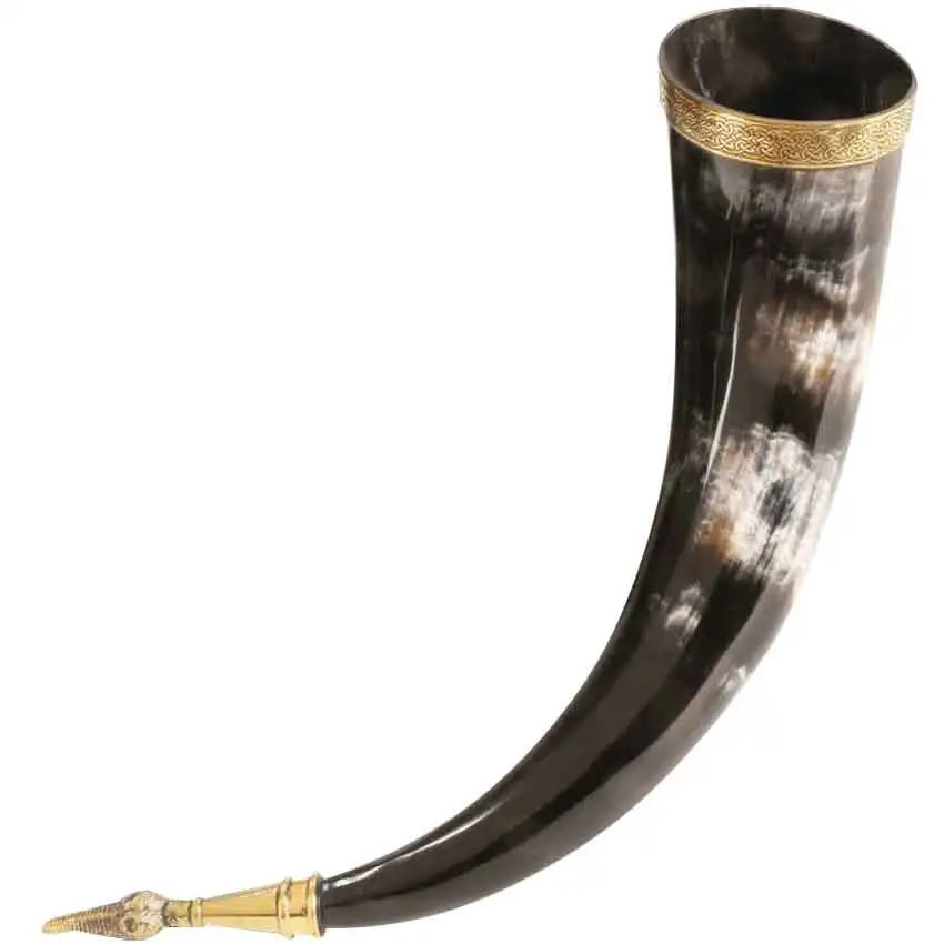 100 Natural Viking Medieval Drinking Horn Beer Drinking Cow Horn