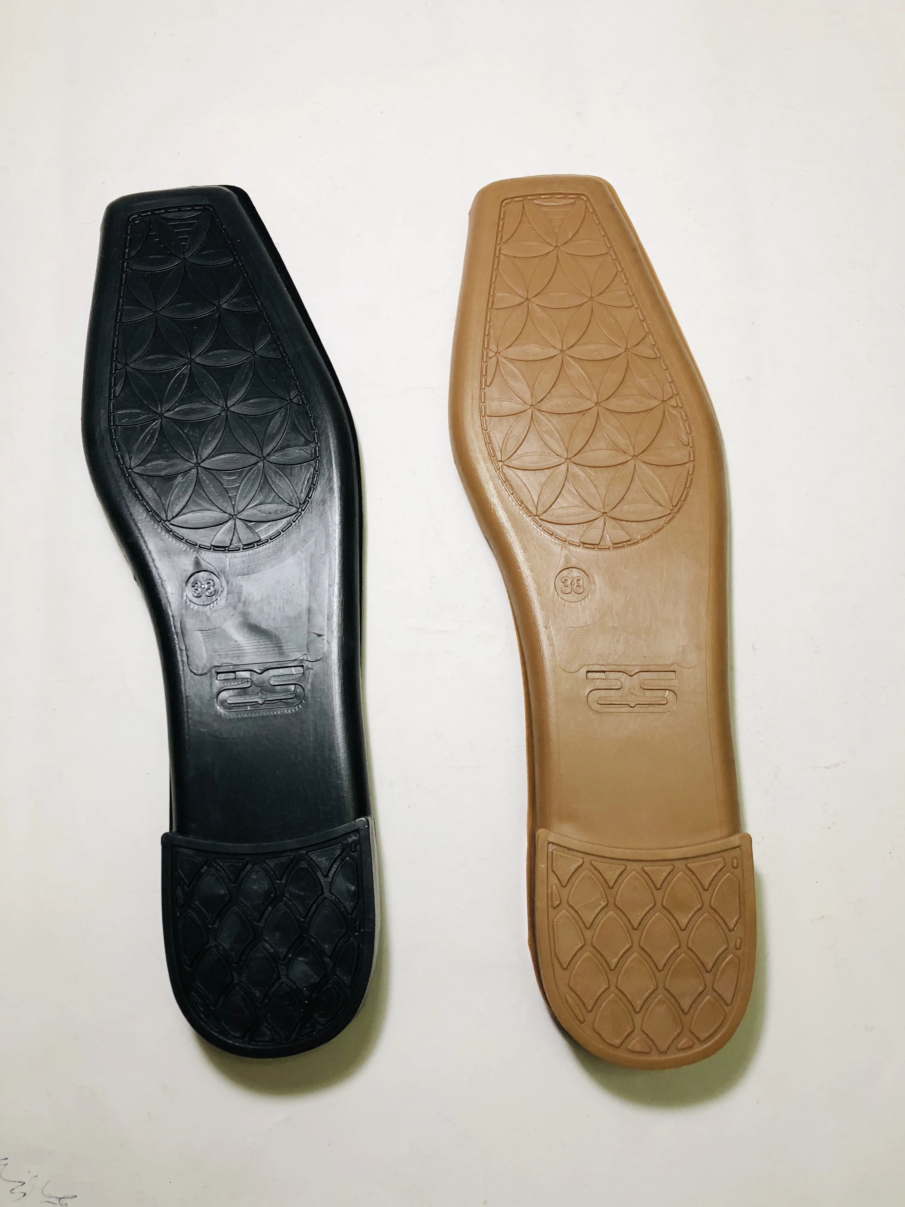 Sole Master Square Toe Tpr Outsole For Ladies Shoe Making T Shape Sole