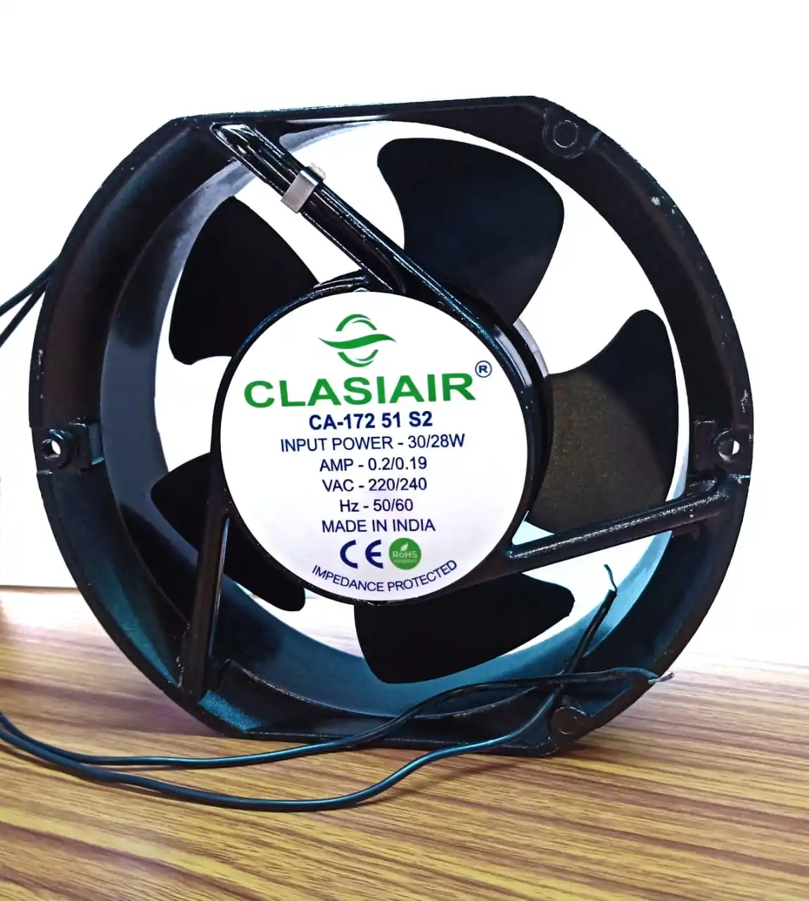 Silent 4inch Square Ac Axial Exhaust Fan Axial Cooling Compact Fans For