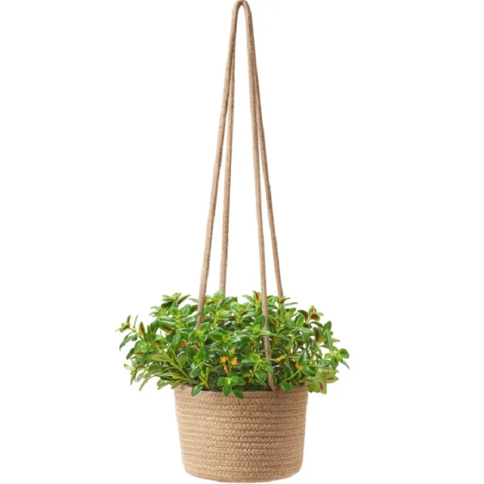 Jute Round Hanging Garden Planter & Flower Pot & Wall Hanging Pots