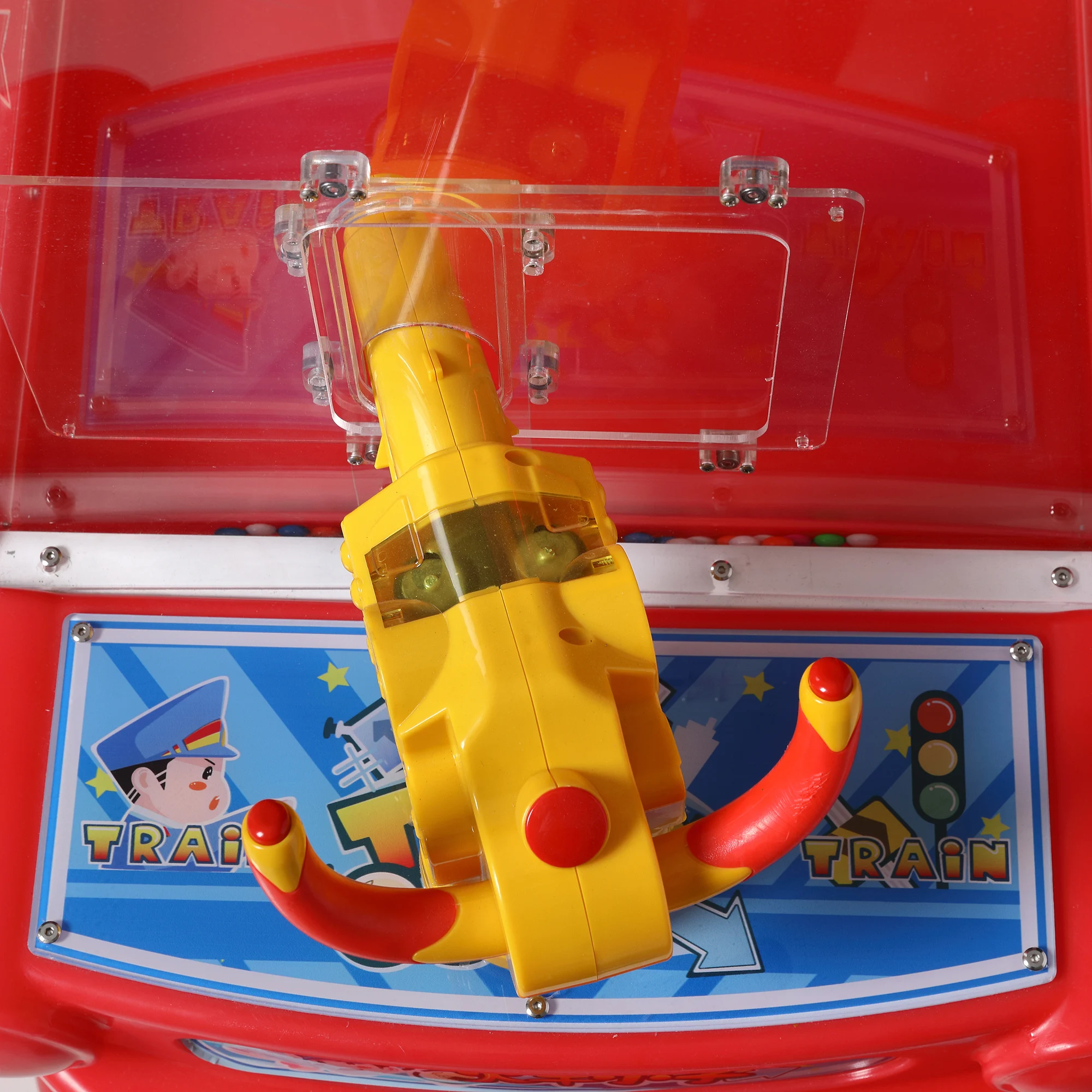 product factory price gift arcade machine train boy shooter coin operated shooting arcade game machine for children kids games-5