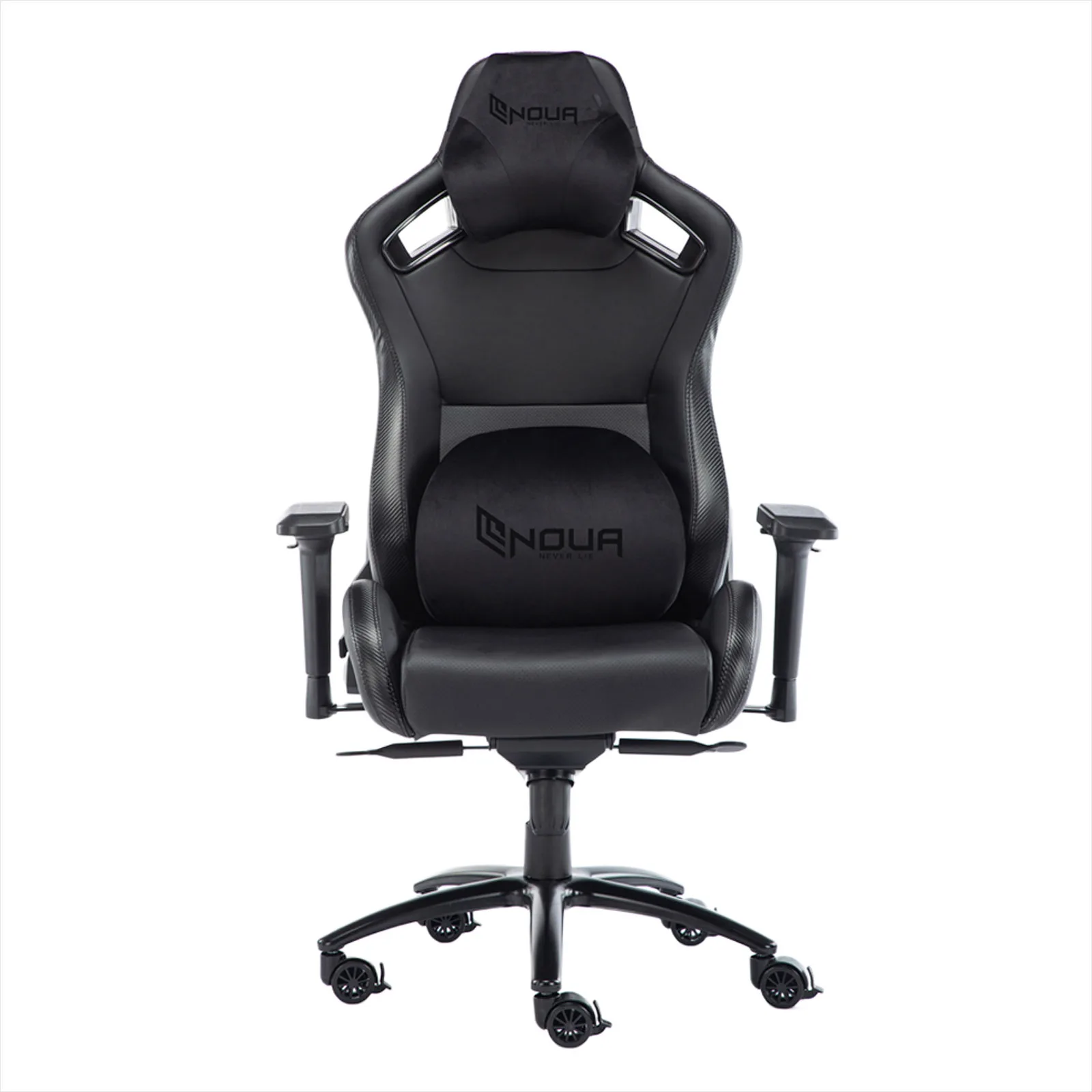 Gaming Chair Pu Leather Racing Swivel 4d Armrests Lumbar Support For