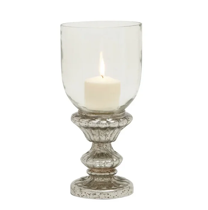 Glass Tabletop Hurricanes Gold Finished Metal / Glass Wholesale Price Usage For Living Room And