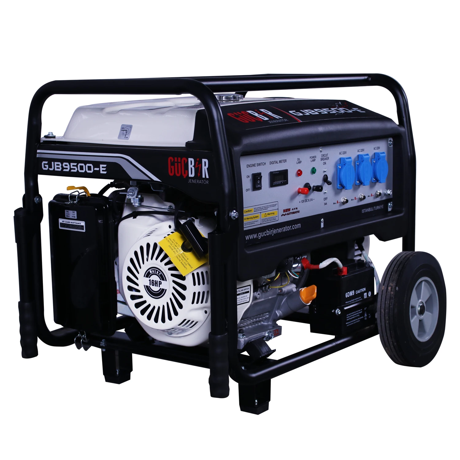 9kva Portable Gasoline Genset Alternator Kw Power Generator Datakom Ats ...