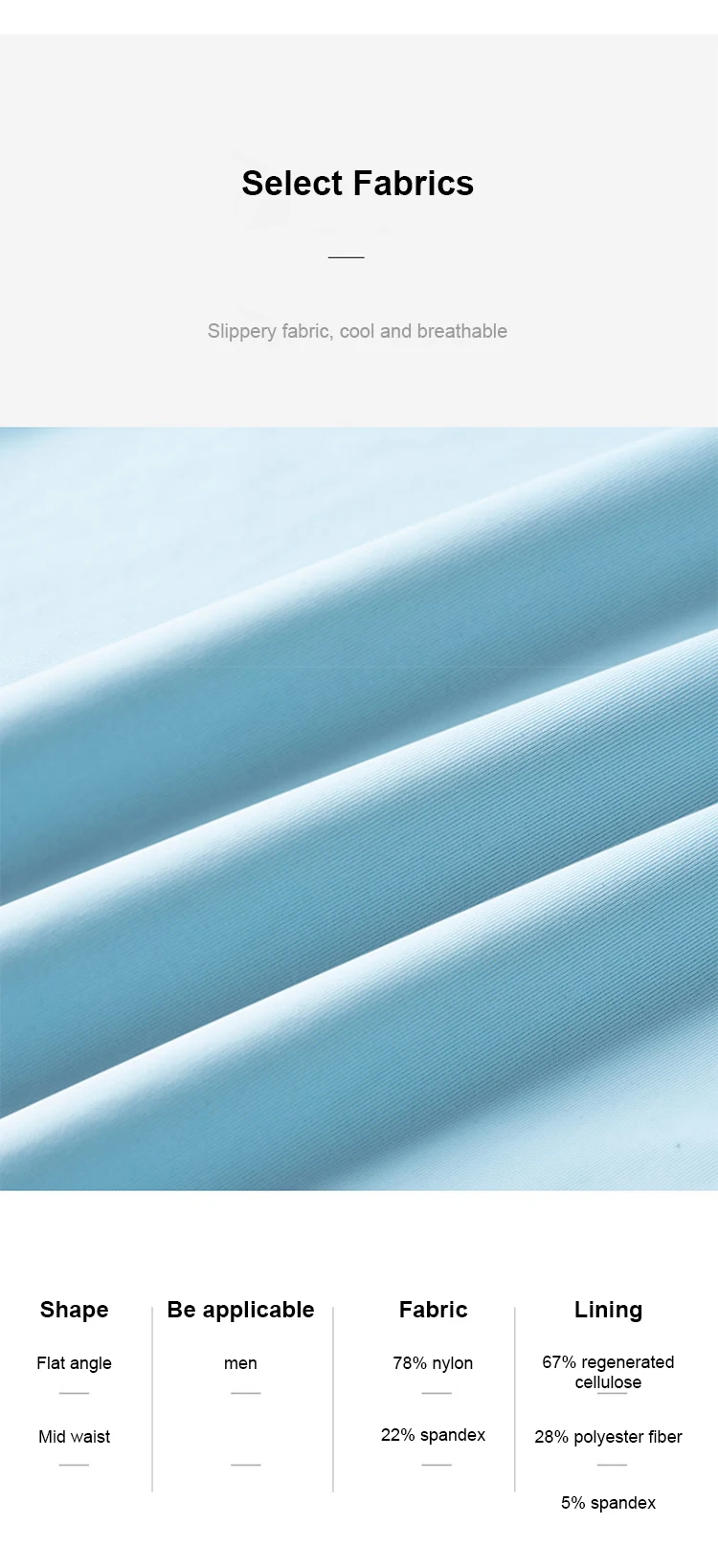 Ece's Design Ice Silk Mens Underwear Ice Silk Boxer Underwear Men