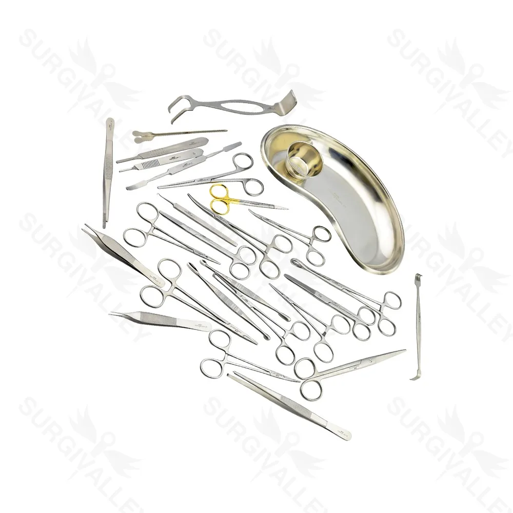 Wound Surgery Instruments Set 28 Pcs High Quality Surgical Instruments