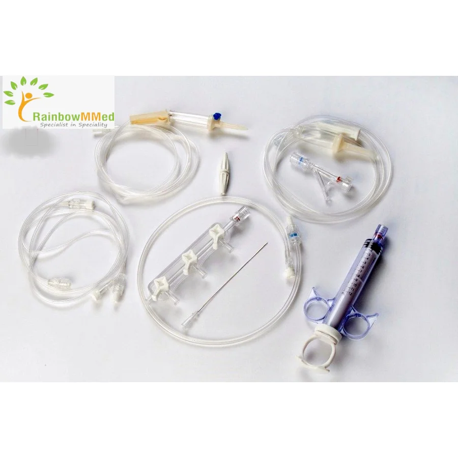 Plastic Clear Ptca Kit Medical Cardiology Ptca Kit 3 Way Foley Plastic ...