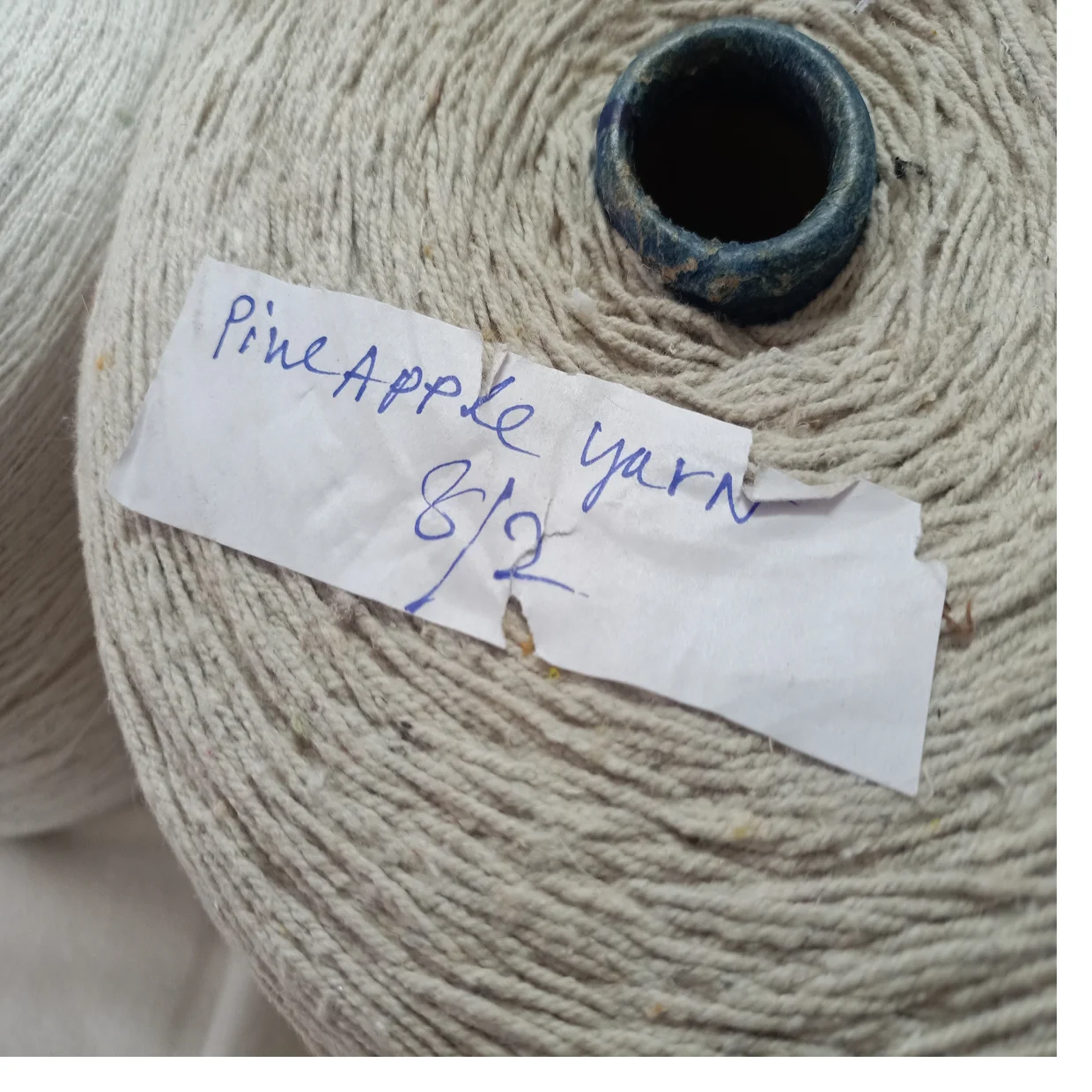 Custom Made Natural Custom Made Pineapple Fiber Yarn In Count 20/2 Nm