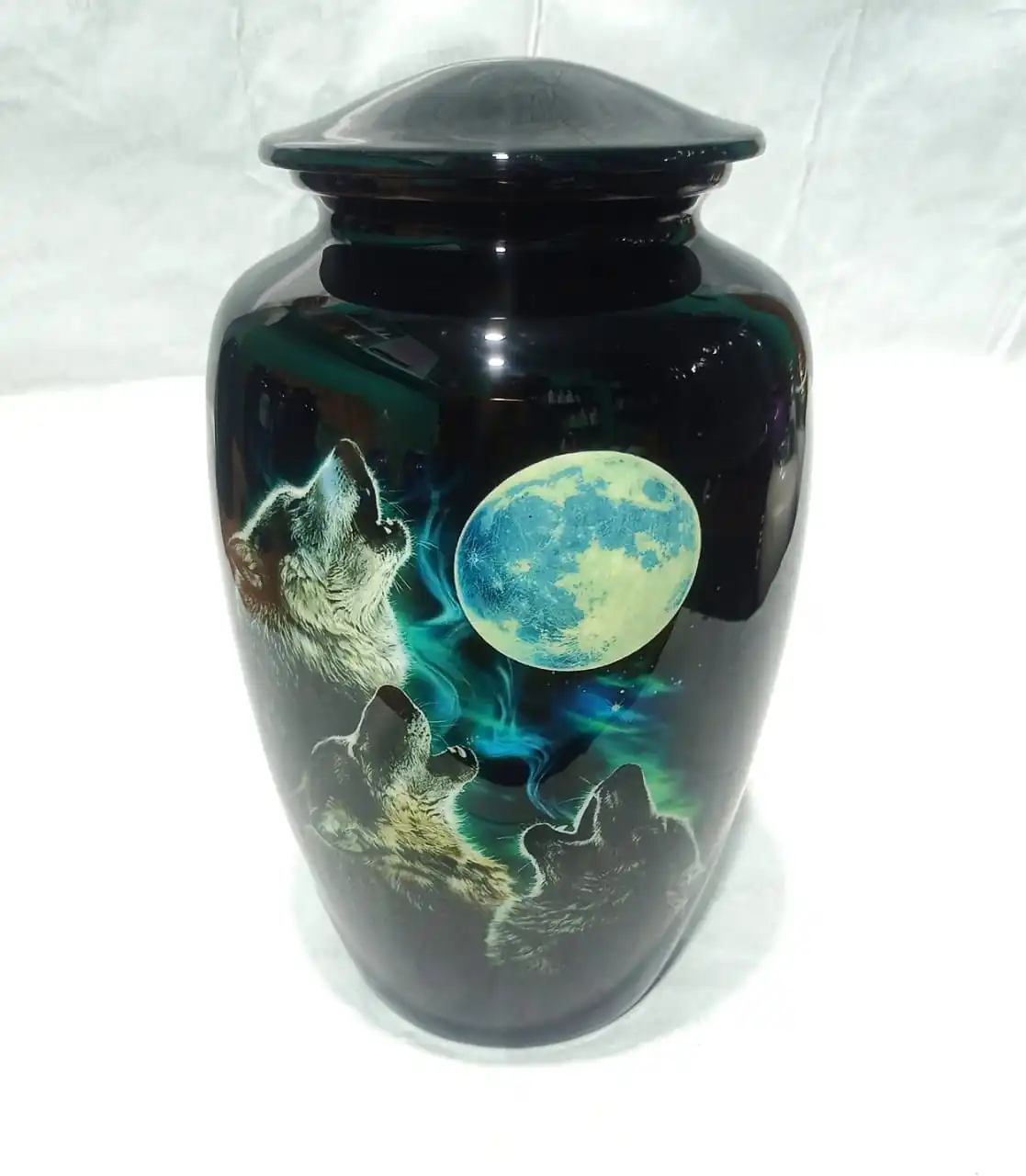 Moon And Ghost Funeral Cremation Urn For Adult Ashes Handicraft 2023 ...