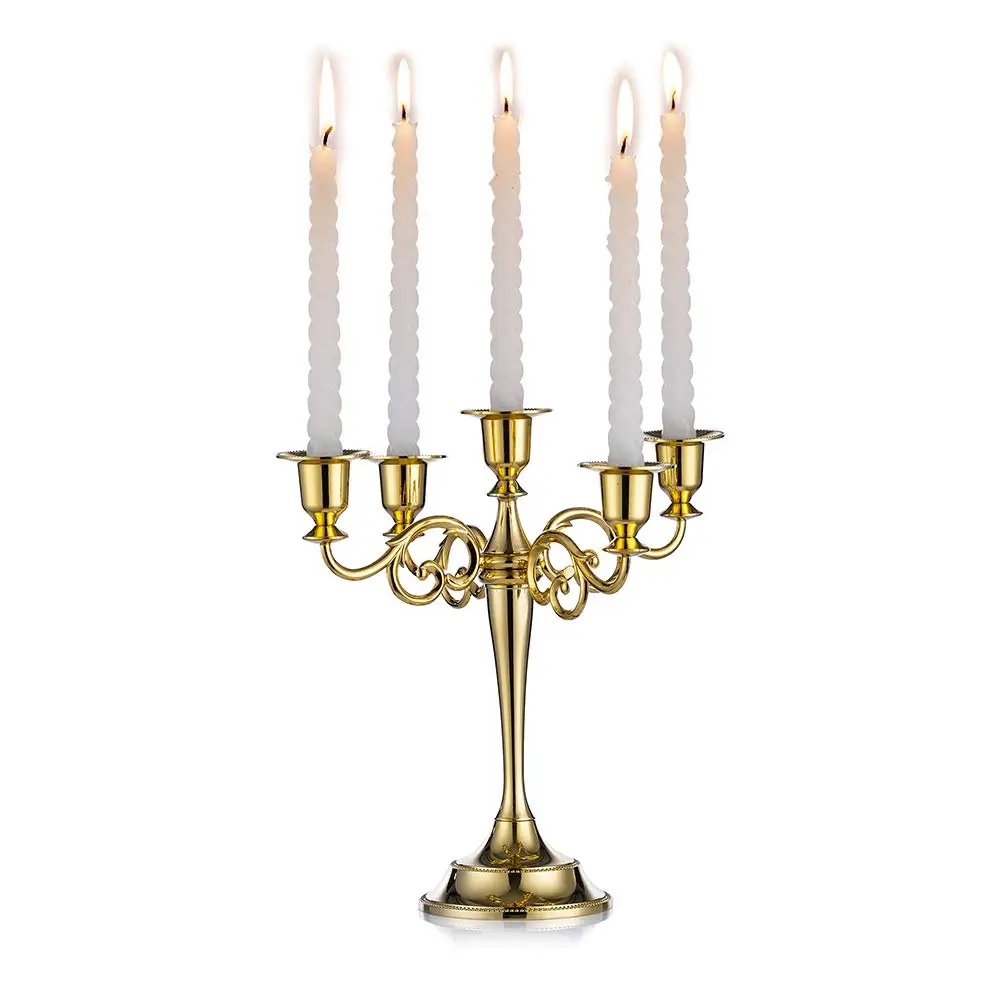 3 Arms Decorative Centerpiece Bowls Tealight Candelabra For Home Living