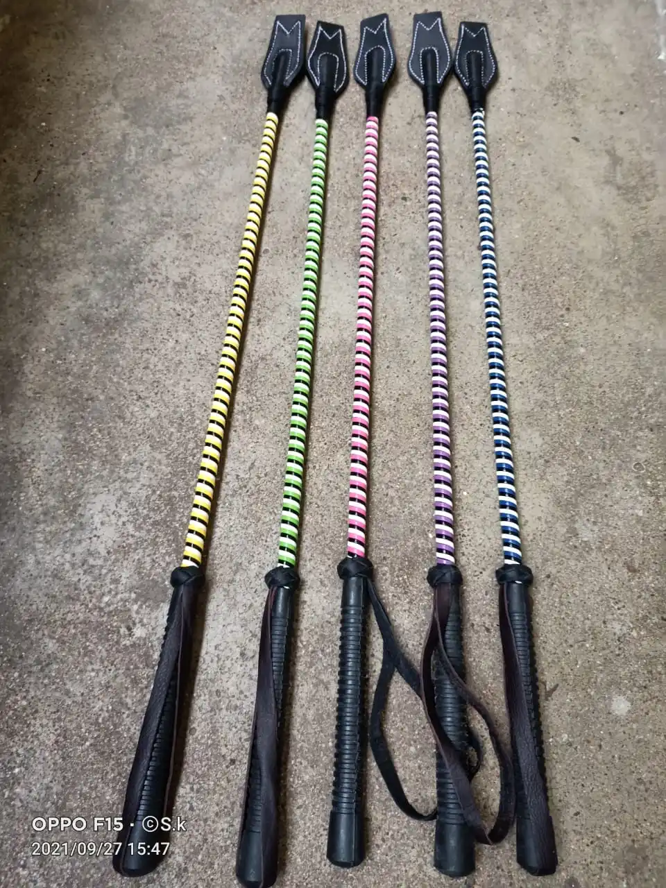 Custom Made Leather Whips For Horse Riding Institutes And Horse Riding Schools Available In An