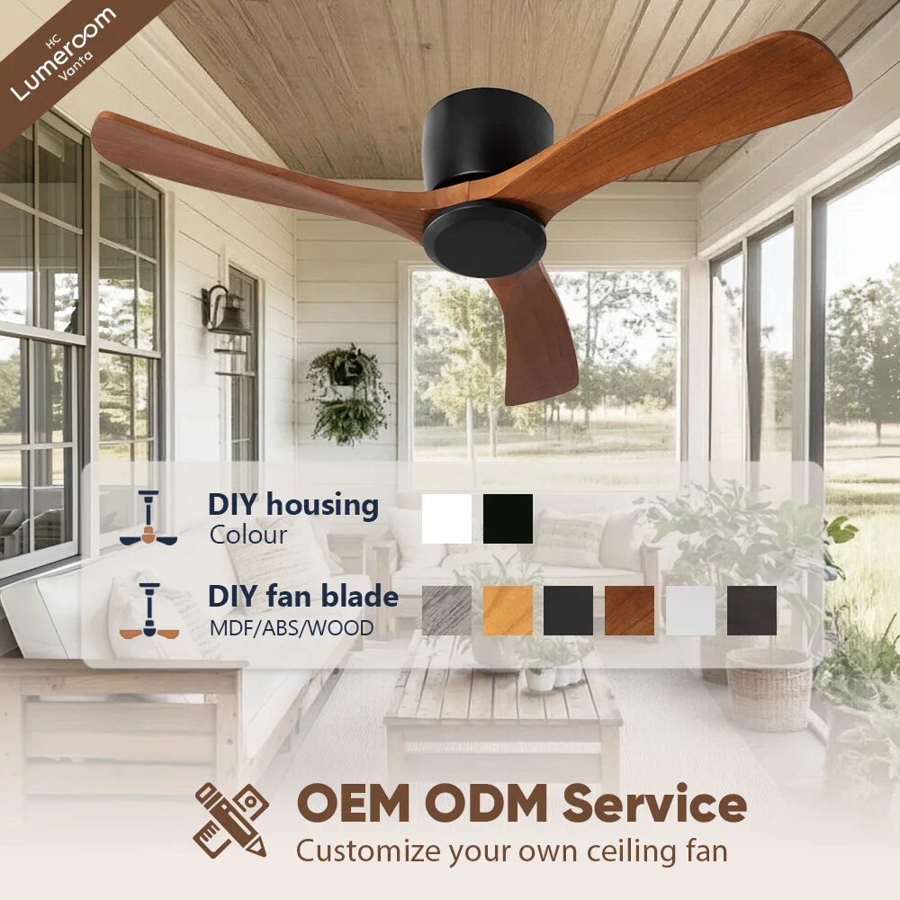 Ceiling Fan, APP, 35W, Wood+Metal - detail 6