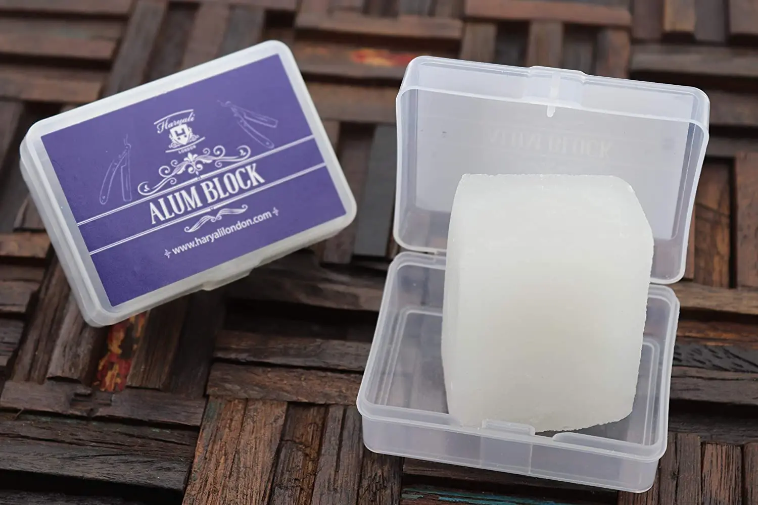 Haryali London Alum Block Natural After Shave Alum Stone For Cut And