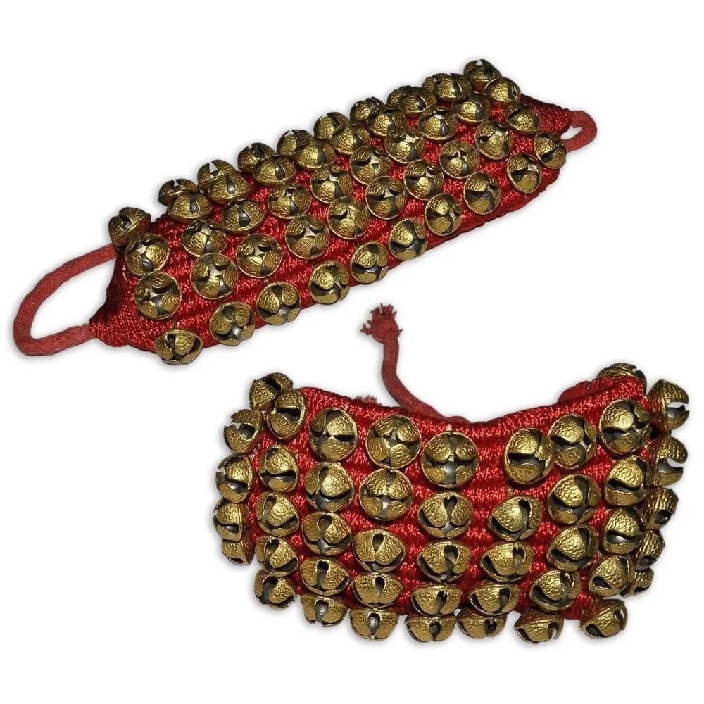 Indian Kathak Dancing Ghungroo Bells 5 Line Classical Dancers Anklet