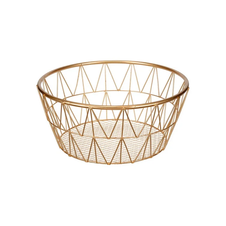 Kitchen Ware Metal Basket Excellent Quality Handmade Wholesale Basket